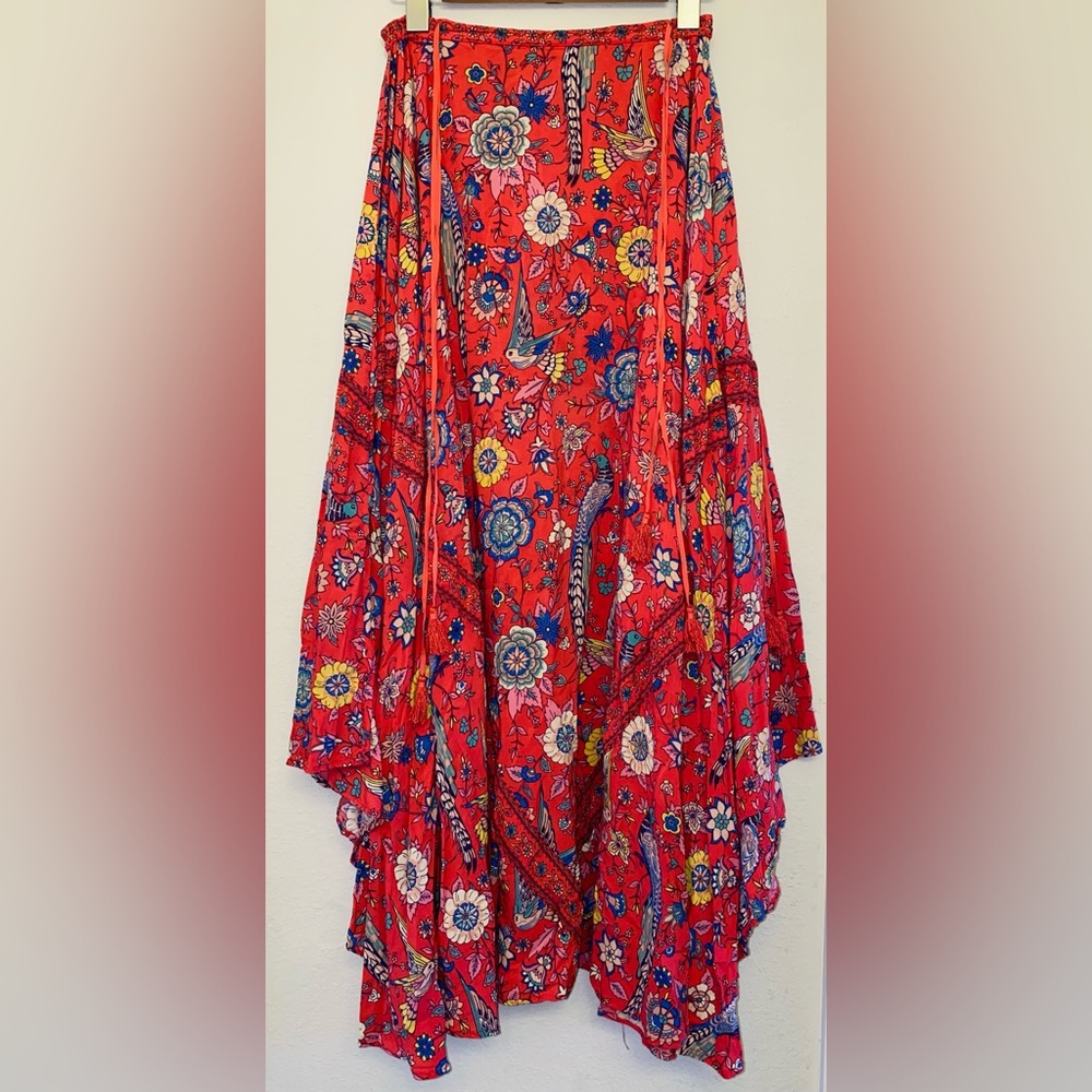 Spell Lovebird Half Moon Maxi Skirt - Picture 2 of 7
